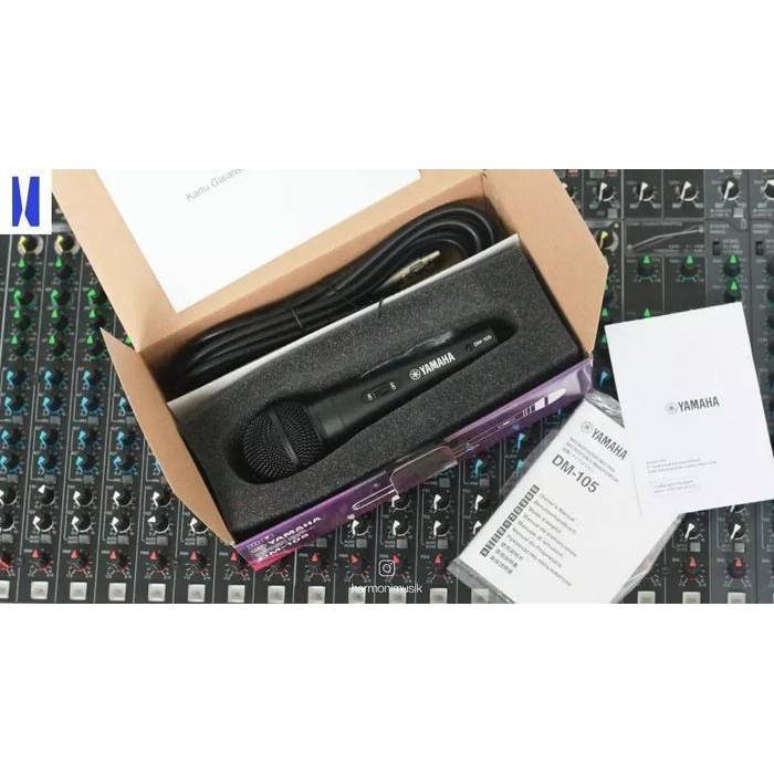 Yamaha Dm-105 Dm105 Dynamic Mic Microphone Original Dan Terpercaya