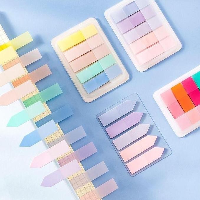 

Winzige 5 Colorful Index Page Markers - Penanda Halaman Index Tab / Penanda / Pembatas Halaman Kertas Plastik Book Annotation Tabs / Sticky Note Transparan / Penanda Buku Anotasi
