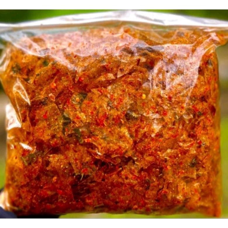 

Keripik kaca pedas daun jeruk berat 1 kg Nugi