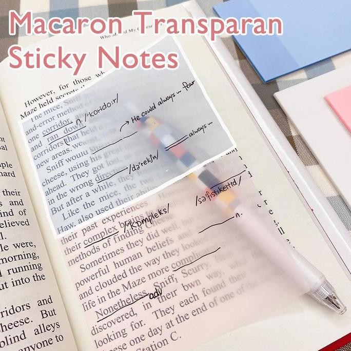 

Winzige 50 Lembar Transparan Sticky Notes Lucu Kertas Memo Alat Tulis Untuk Kantor Sekolah Pvc Paper Stationery Barang Aesthetic