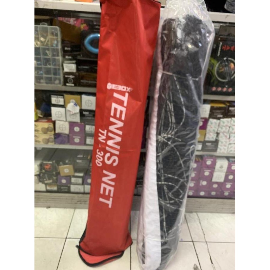 Net Tenis Lapangan Sling Baja Ebox Tn- 300 Original