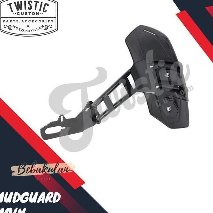 Spakbor Mudguard Moin Belakang Motor Custom Universal Terjangkau Termurah