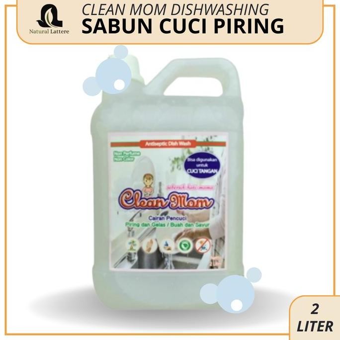 Sale Clean Mom Sabun Cuci Piring dan Buah Sayur Non Aroma 2L - Ramah Kulit