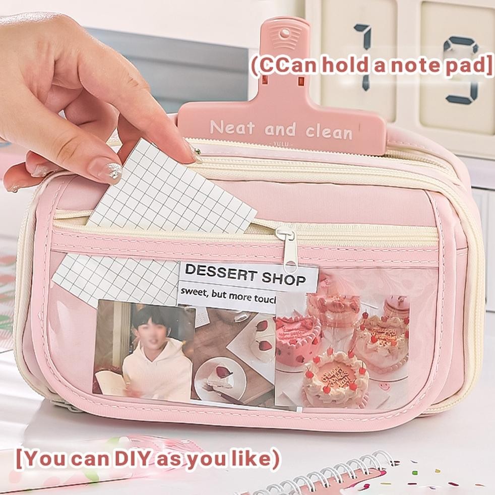 

Tru-63 [Cod] Tempat Alat Tulis Kotak Pensil Aesthetic Korea Tas Penatempat Pencil Tas Pensil Kapasitas Besar Freeies Tru-63