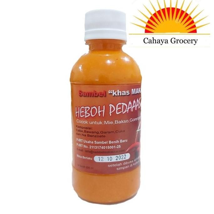 

Sambal Khas Makassar Heboh Pedas 330ml
