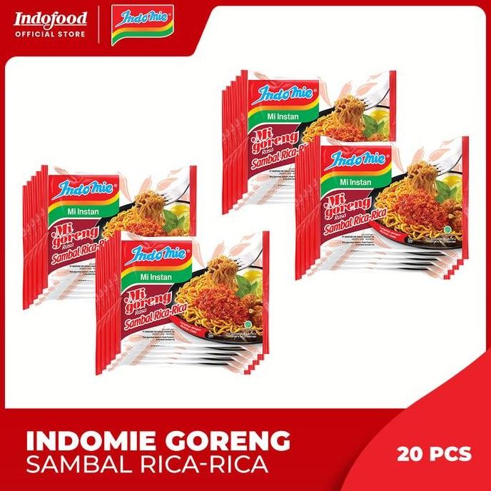 

Bundle 20 Pcs - Indomie Goreng Sambal Rica Rica