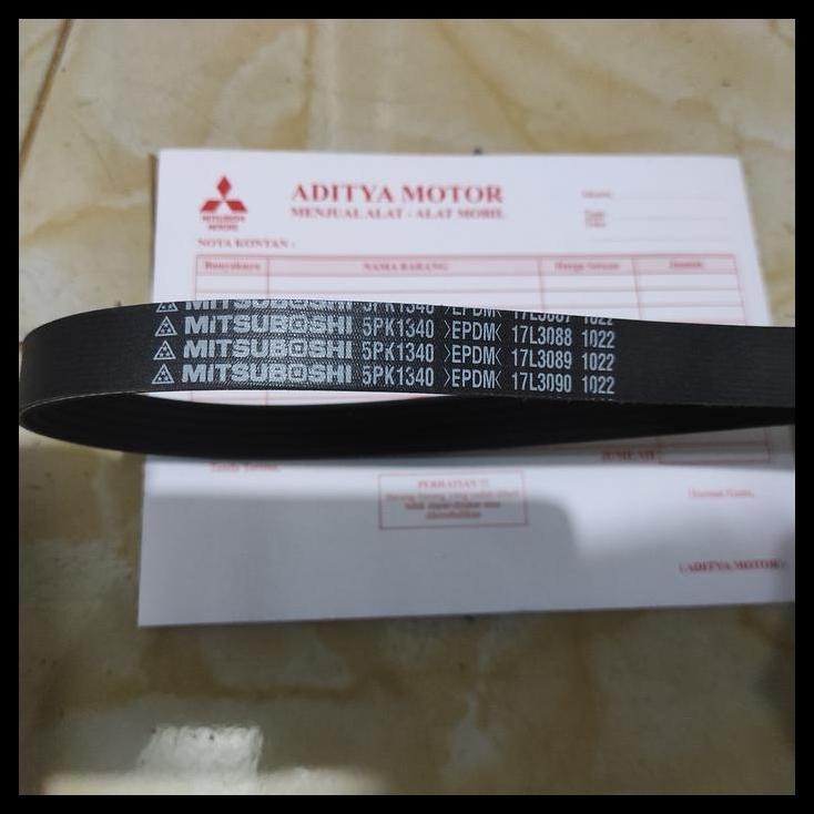 GRATIS ONGKIR FAN BELT V-BELT ALTERNATOR PAJERO BENSIN V43 3000CC V6 6G72 5PK 1340