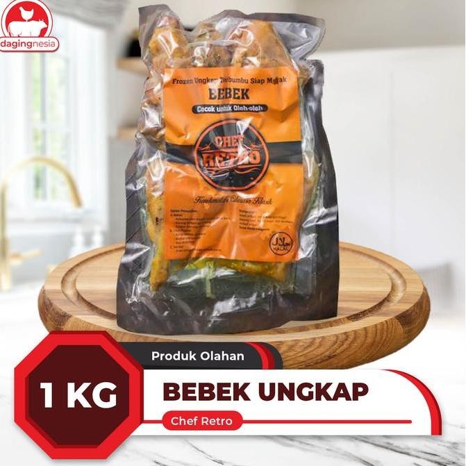 

Bebek Ungkep Kualitas Premium Lengkap Dengan Daun Pepaya dan Sambal