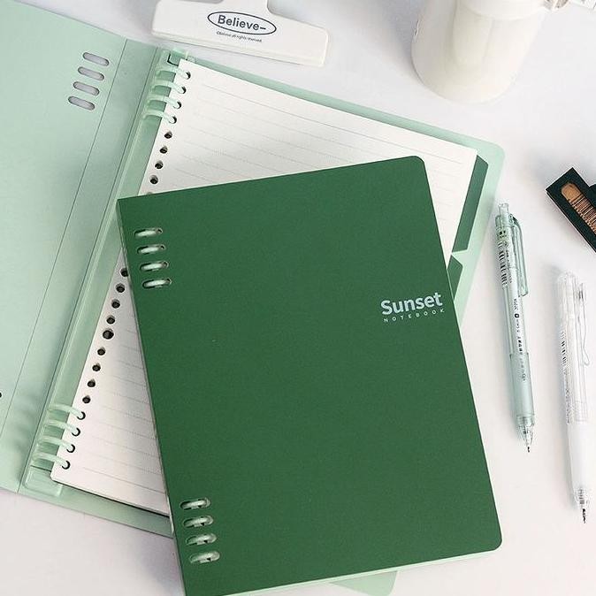 

Winzige Buku Binder A5 B5 Buku Lucu Lose Leaf Notebook Aesthetic Binder Kuliah Sekolah Notebook Stationery & Refill Kertas Paper