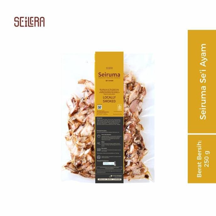 

SEIRUMA - Sei Ayam Ayam Asap 250 gr + Sambal Luat by Seilera
