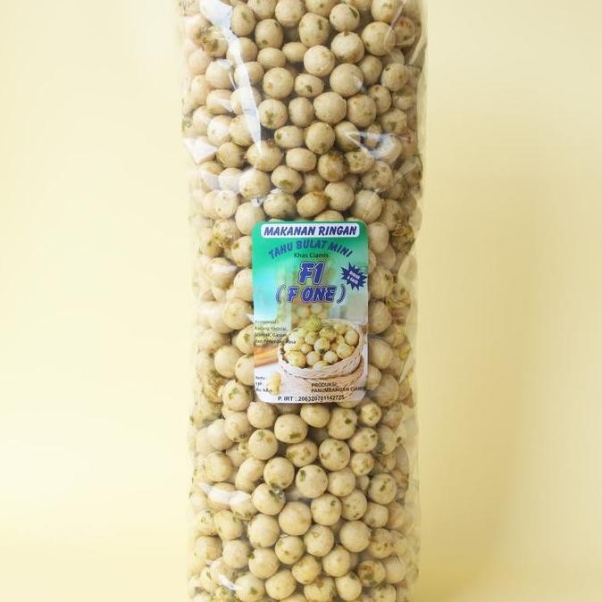 

Tahu Bulat Mini Kering F1 Sambal Goang 1 kg 1000gr