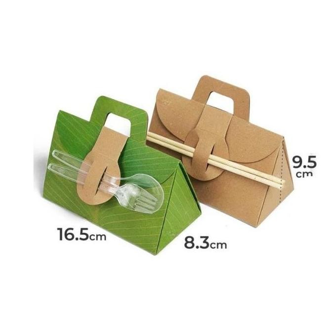 

UNGGULAN shopee kardus tenteng tempat nasi rice pack lunch box dus tempat makan siang