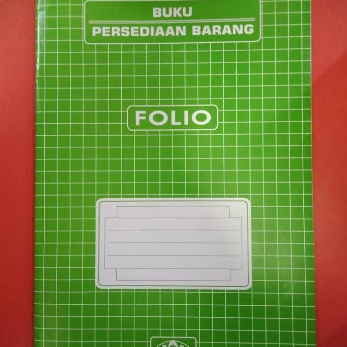 

Buku Persediaan Barang Folio (1Pack/10Pcs) Paper Stationery