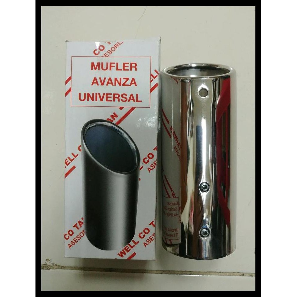 DISKON MUFFLER UJUNG KNALPOT BUNTUT KNALPOT AVANZA LAMA 