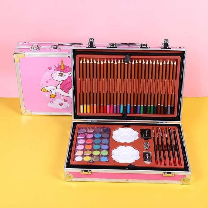 

CRAYON ART SET CRAYON MEWARNAI ANAK ALAT LUKIS SEKOLAH 145 PCS