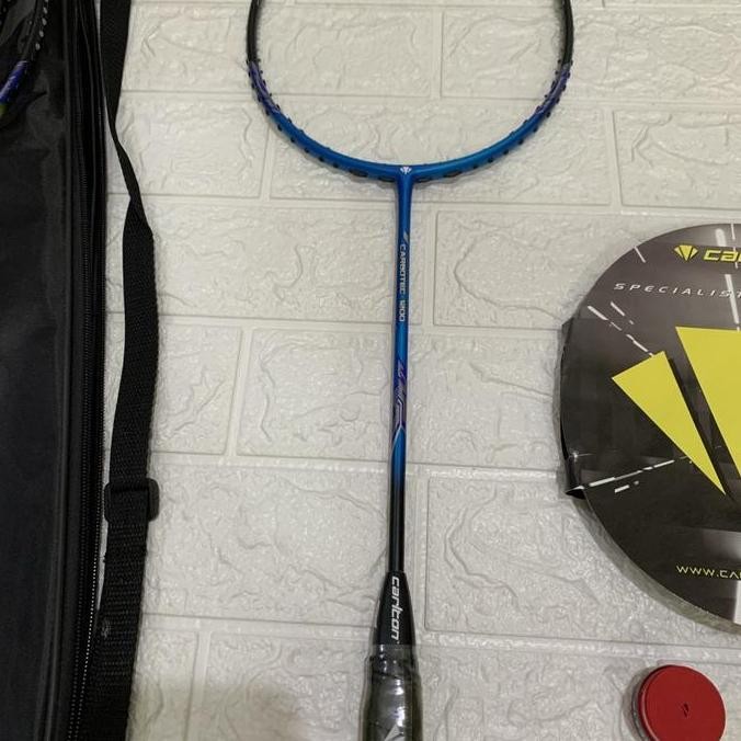 Raket Badminton Carlton Carbotec 1000/1100/1200/1300+Senar Bg66