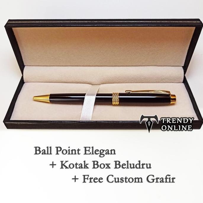 

Pulpen Custom Elegan Free Ir Cetak Nama Plus Kotak Box