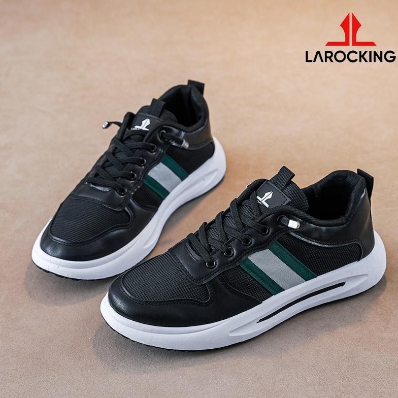 Diskon Larocking - Ruby Hitam | Sepatu Sneakers Olahraga Hitam