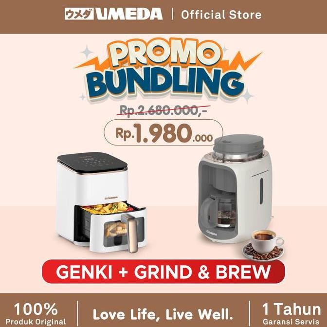 

Promo [PROMO BUNDLING] UMEDA GENKI + GRIND & BREW COD