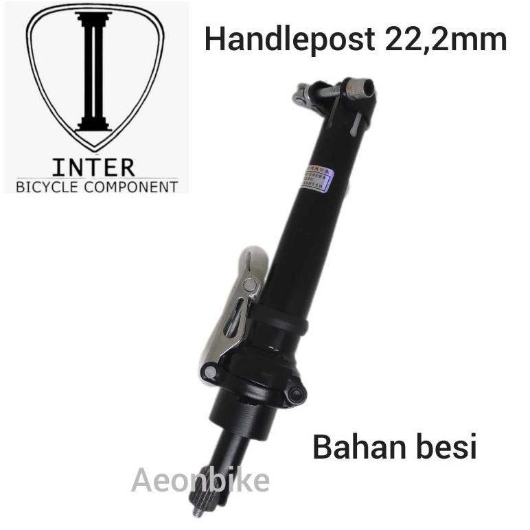 handlepost sepeda lipat ukuran 22,2mm standar,tiang stang sepeda lipat,stem minion,stem sepeda lipat