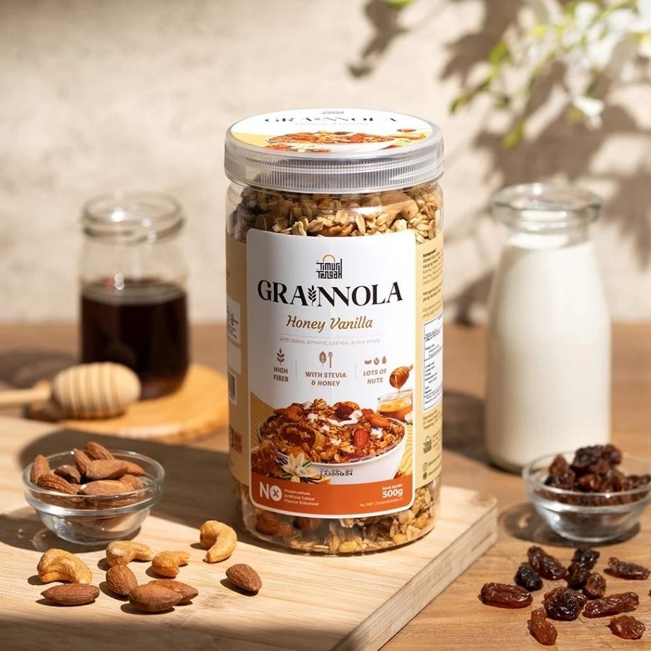 

Granola Vanilla Gr Timur Tengah Sereal Makanan Sehat Hh Quality