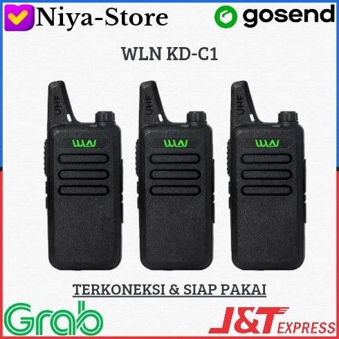 Paket 3 Unit HT WLN KD-C1 (Terkoneksi)