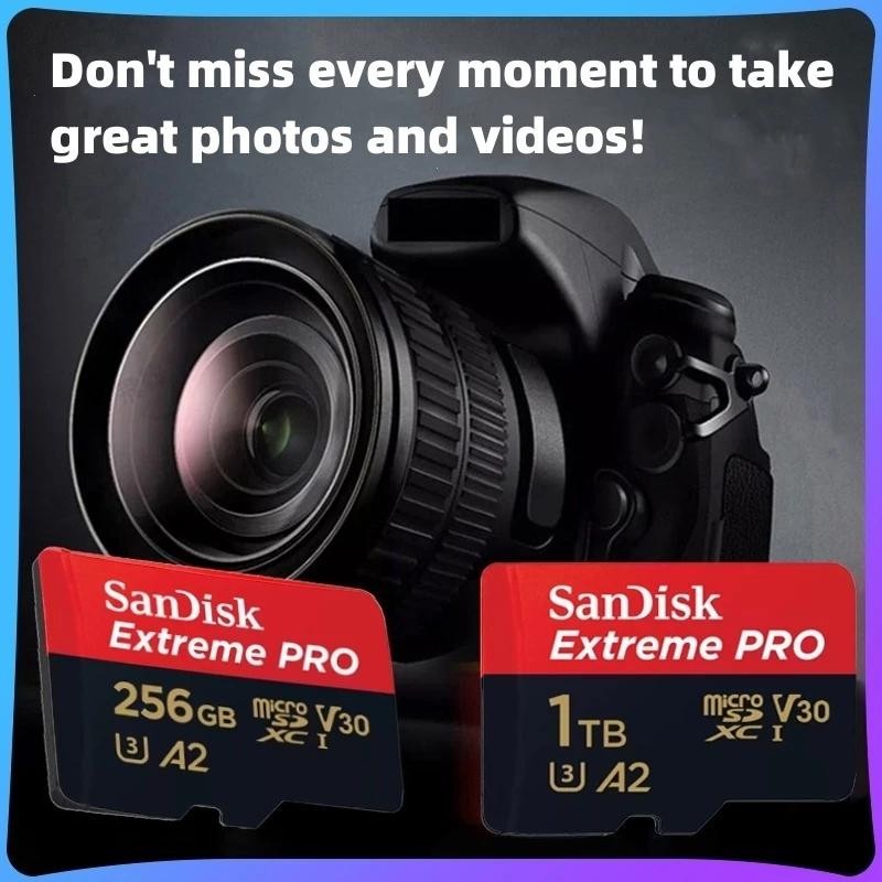 Memory Card Micro Sd Untuk Kamera Cctv Sandisk Extreme Pro Memory Card Hp 32/64/128/256/512Gb 1Tb/2T