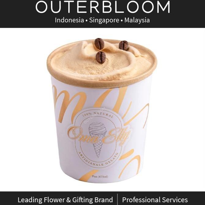 

Promo Ice cream cake gelato - Oma Elly Coffee Gelato - 500 mL COD