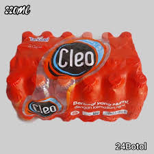 

Cleo Air Mineral Ukuran 220 ml 1 Krat Isi 24 Botol