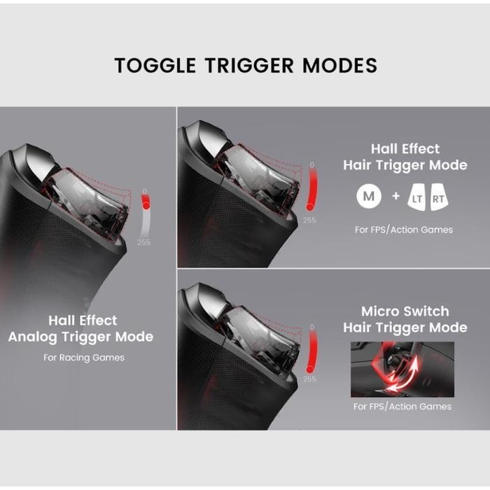 Gamesir T4 Cyclone Pro Wireless Gaming Controller Hall Effect Stick