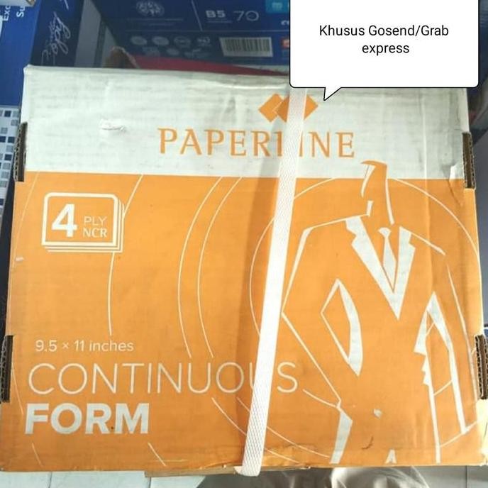

BEBAS ONGKIR - Kertas Continuous Form 4 PLY PRS 9.5" x 11"|55-50-50-55 gsm|500 sets