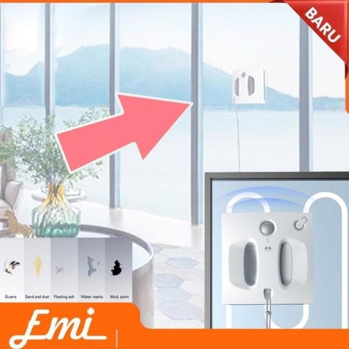 BEBAS ONGKIR - HUTT auto window robot cleaner W55 / W66 pembersih jendela kaca