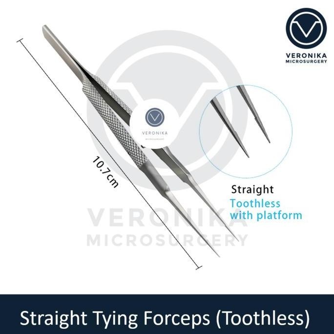 TYING PINSET / FORCEP STRAHT MICROSURGERY STAINLESS STEEL