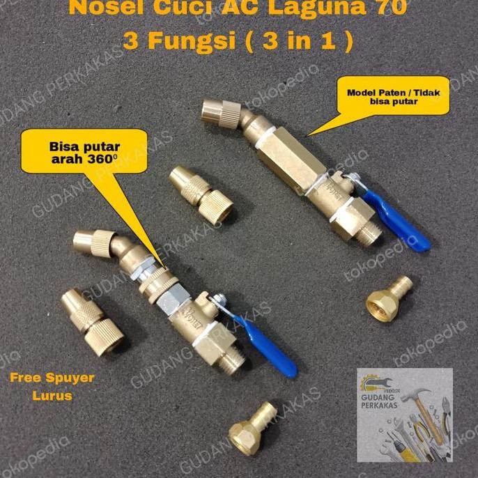 TERLARIS - Nosel Cuci AC Universal - Lakoni Laguna70 Pompa Dc Jet Washer Cleaner