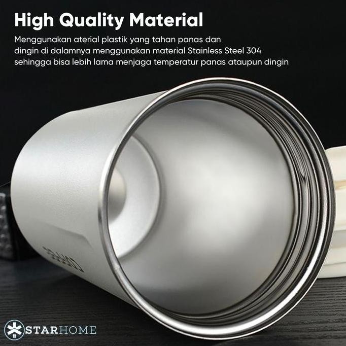 Tumbler Cup Led Termos Cangkir Gelas Kopi Suhu Tahan Panas Dingin