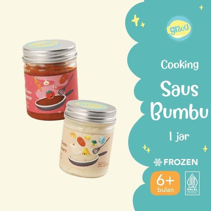 

Grouu - Bumbu Saus Masak MPASI Carbonara Bolognese - Alami No MSG HC