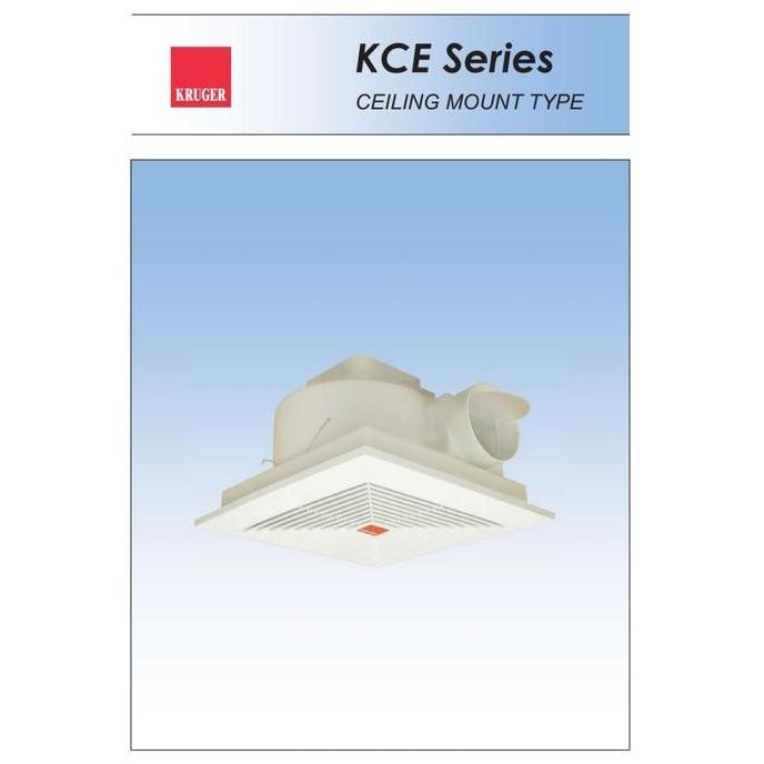 Exhos Plafon Kruger 10Inc Kce 250X 35Watt/895Rpm 50/60Hz 220V 1Ph