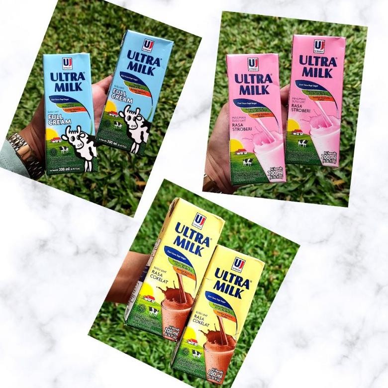 

Susu UHT Ultra milk 200ml x 24 | Susu Ultra 200ml isi 24 Nugi