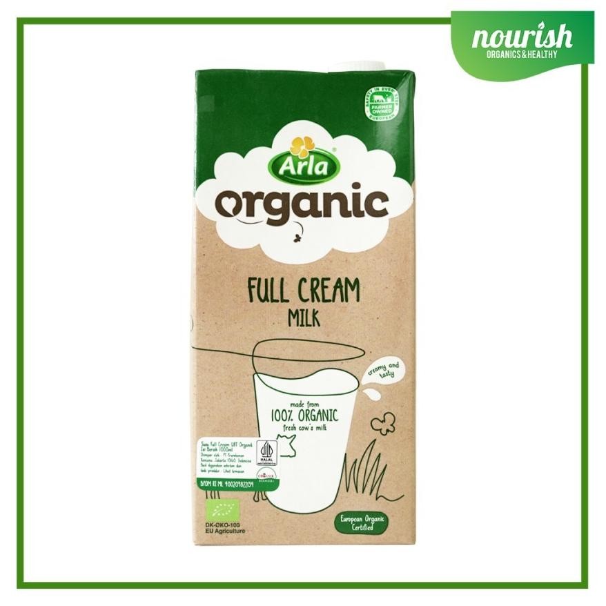 

Arla Organic FULL CREAM Milk / Susu Full Krim organik 1 L Nugi
