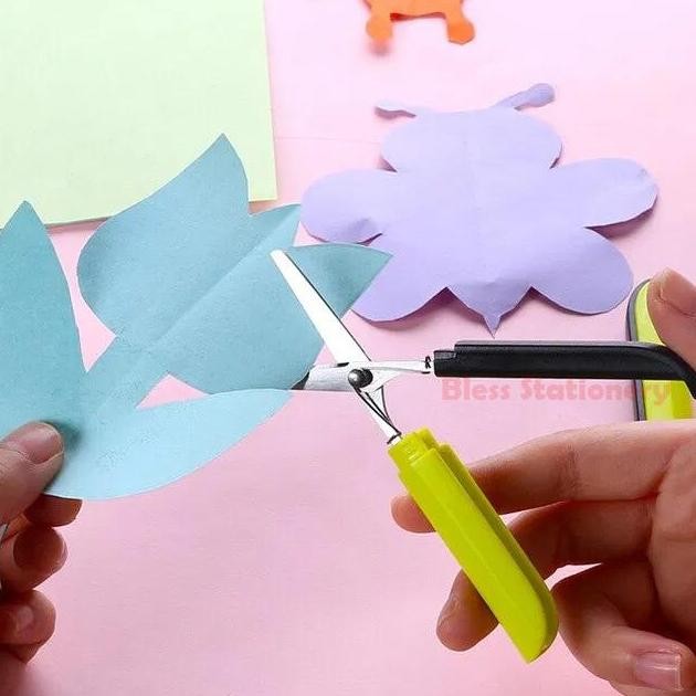 

Gunting Portabel Deli Gunting Kecil Gunting Mini Gunting Lipat Portable Scissors