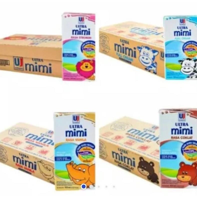

ultra milk Mimi 125ml coklat, strawberry, fullcream Nugi