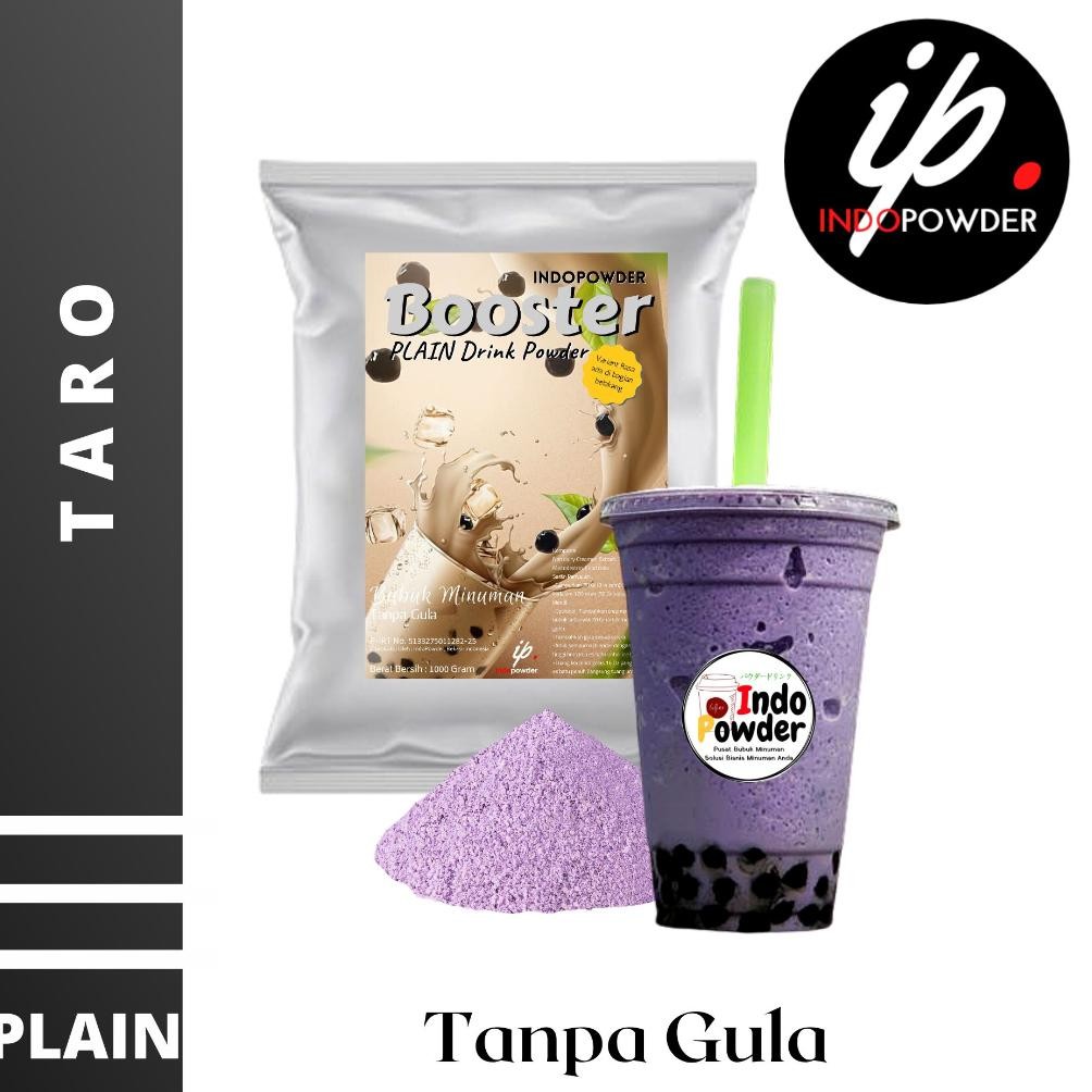 

PLAIN Bubuk Minuman TARO 1Kg - Bubuk TARO TANPA GULA 1Kg - TARO Bubuk 1Kg - TARO POWDER Nugi
