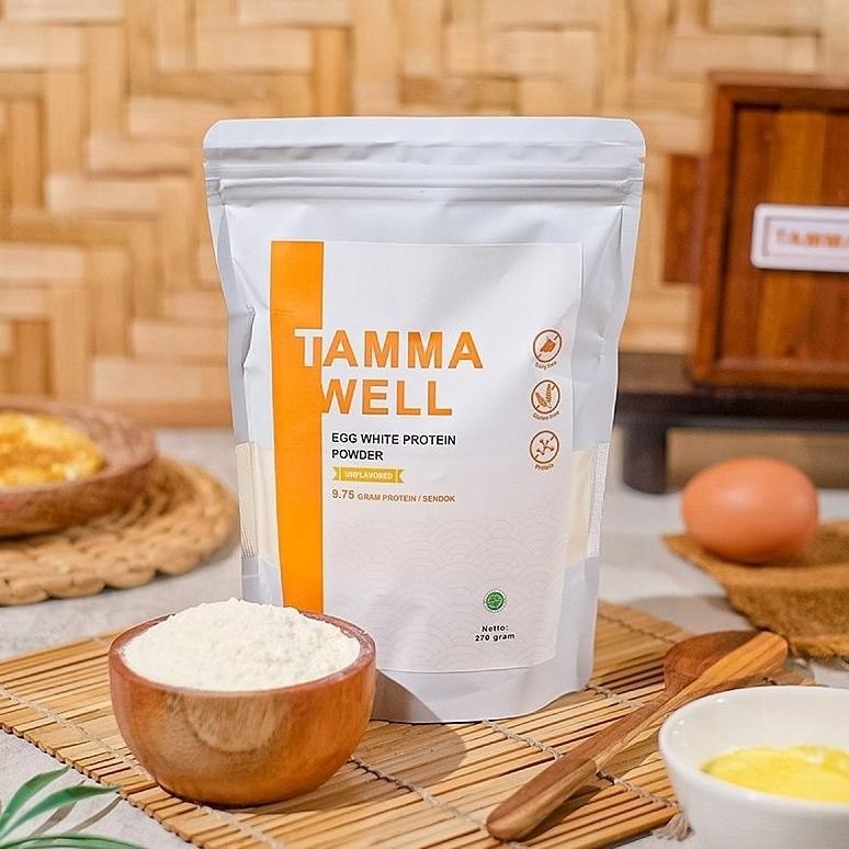 

Putih Telur Bubuk Asli Tanpa Campuran 50gr Egg White Protein Powder 50gram Nugi