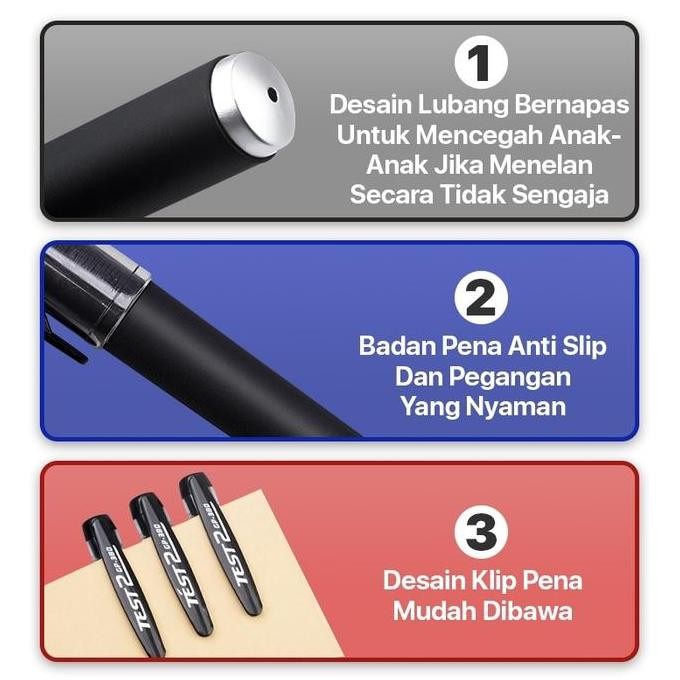 

(BISA 50 PCS BALLPOINT PULPEN BOLLPOIN PERLENGKAPAN SEKOLAH PERLENGKAPAN KANTOR PENSIL PENA ALAT TULIS SABARSTORE Memo Stationery Pulpen Gel Hitam al at ka pulpen cair