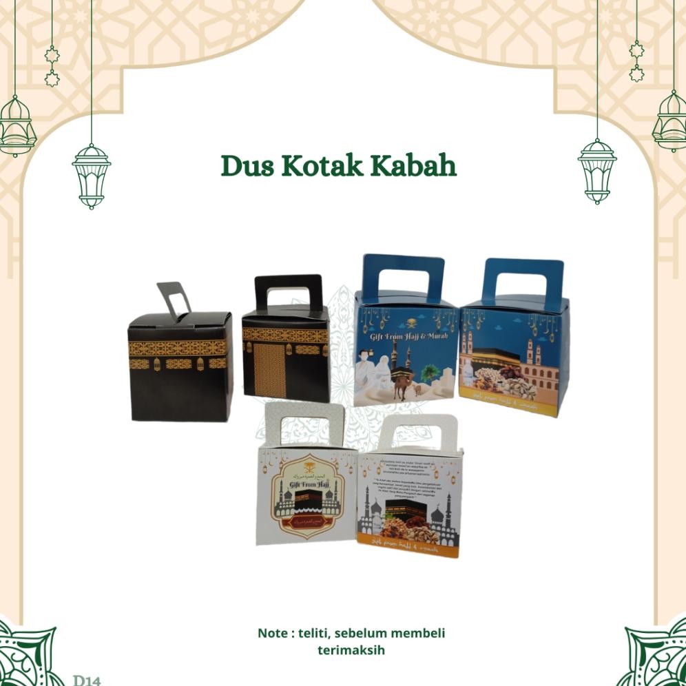 

1 pack(isi 50pcs) Dus kotak kabah untuk paketan oleh oleh hajji dan umroh Nugi