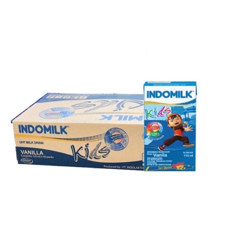 

Indomilk Kids 115ml Rasa Vanilla Nugi
