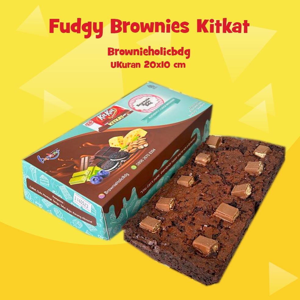 

Fudgy Brownies KitKat Fudge Lezat Terfavorite by Brownieholicbdg Nugi