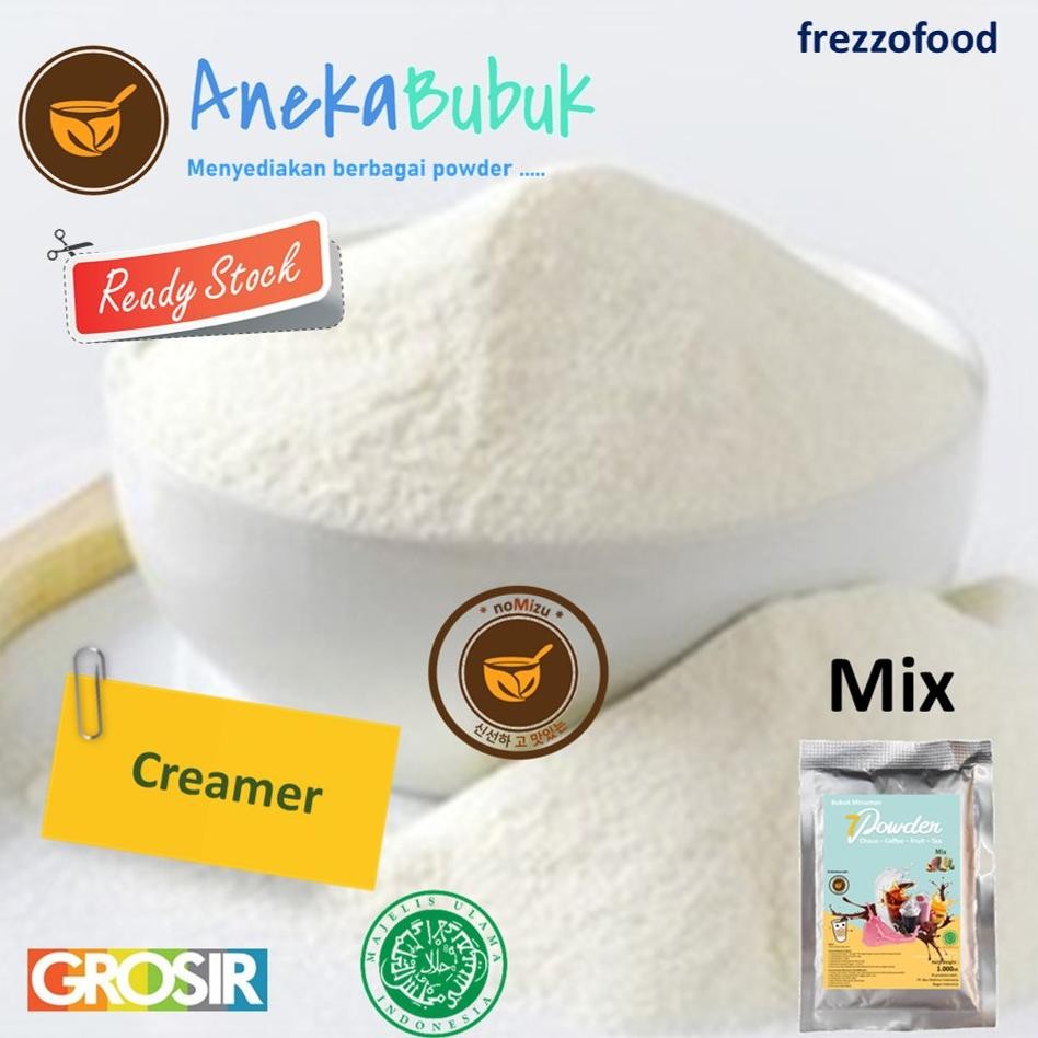 

Bubuk CREAMER Non Diary 1Kg - BUBUK KRIMER - CREAMER Bubuk Non Diary 1Kg - CREAMER POWDER 1KG Nugi