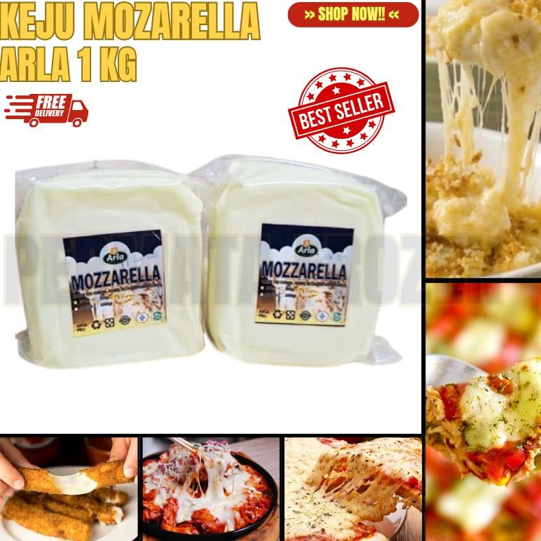 

Mozarella Arla 1kg (HALAL) Nugi