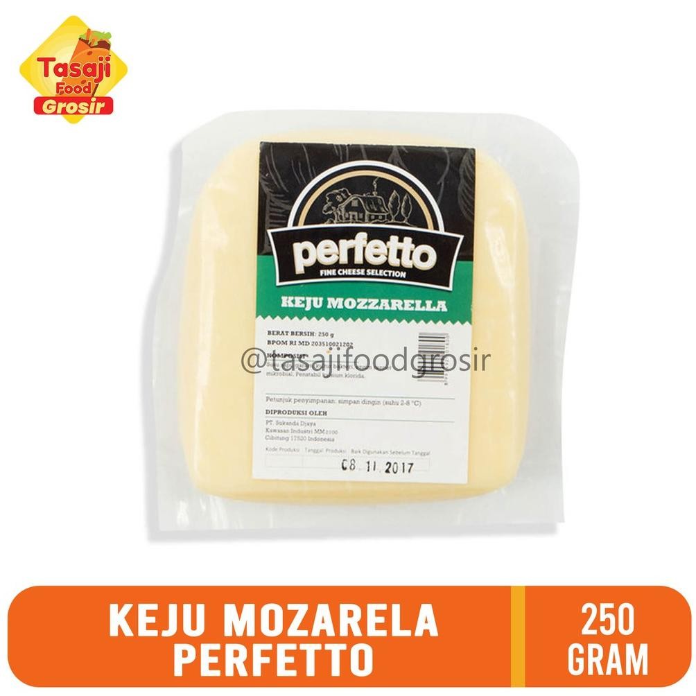 

Keju Mozarella Perfetto 250gr Tekstur Lembut Nugi